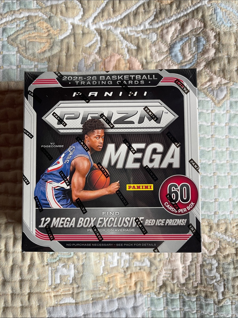 Panini Prizm Mega 2025-26 Basketball Box - Black, Silver, Red